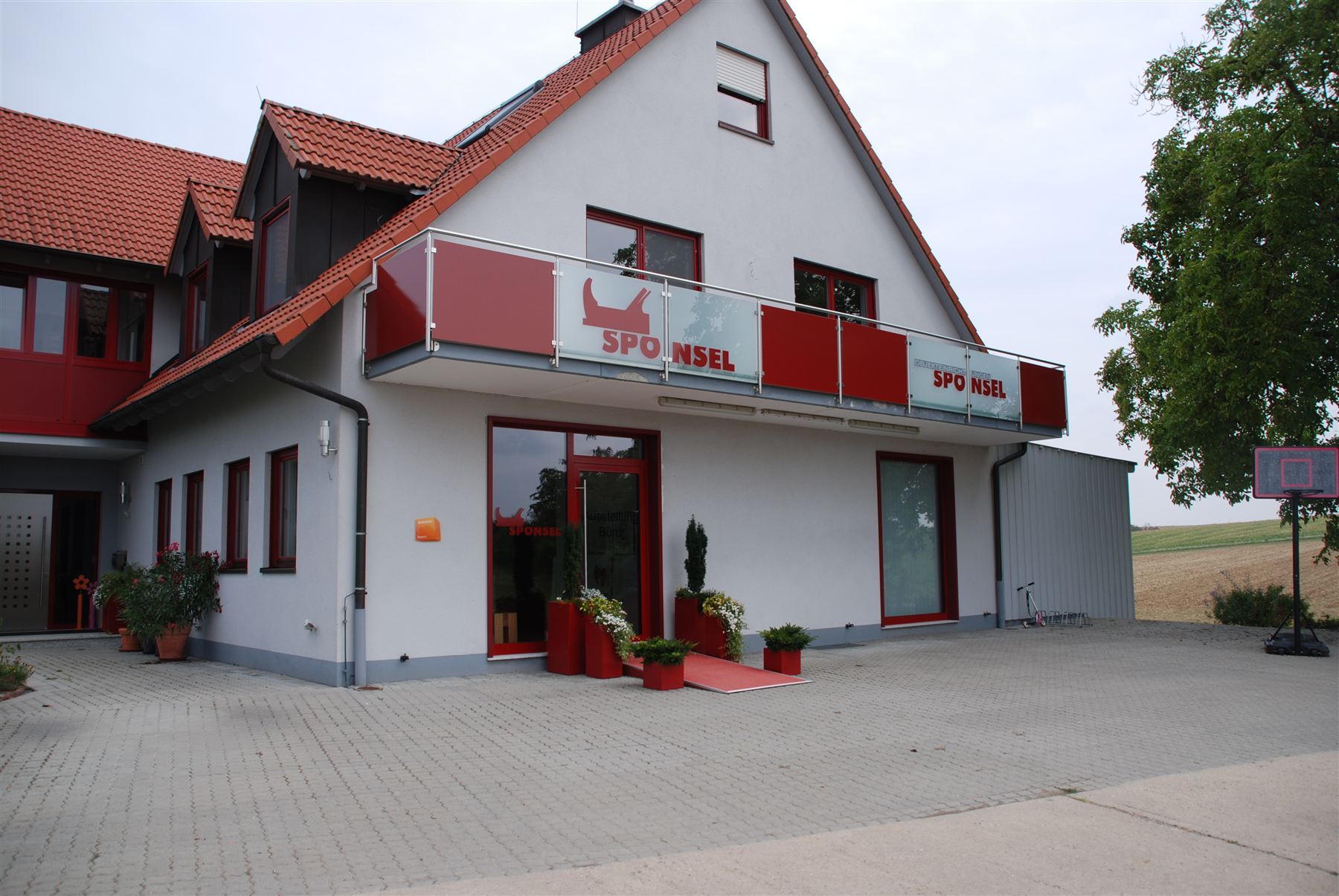 Gebäude der Schreinerei Sponsel in Fuchsstadt